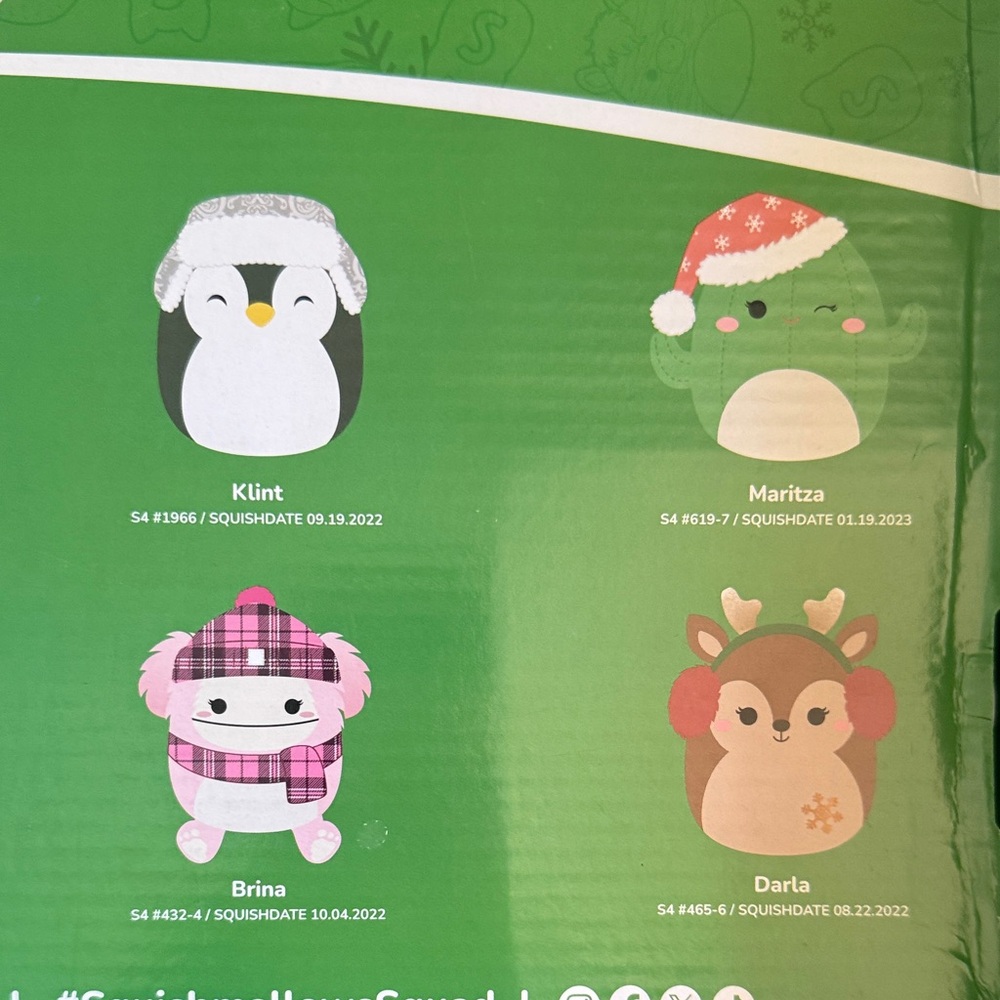 Squishmallows Holiday 8-Pack Plush - Picture 4 of 4